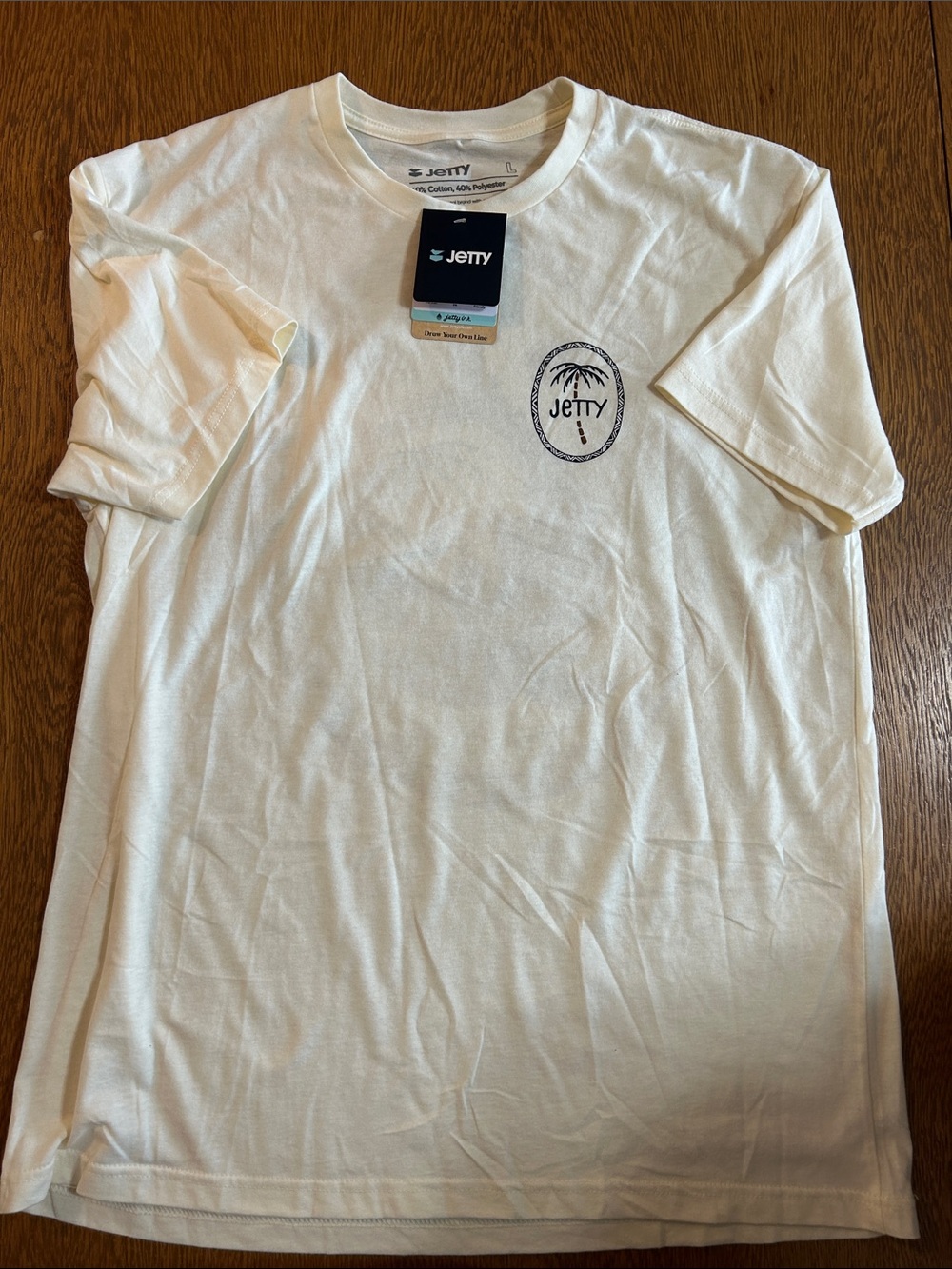 Jetty Cream Logo Tee